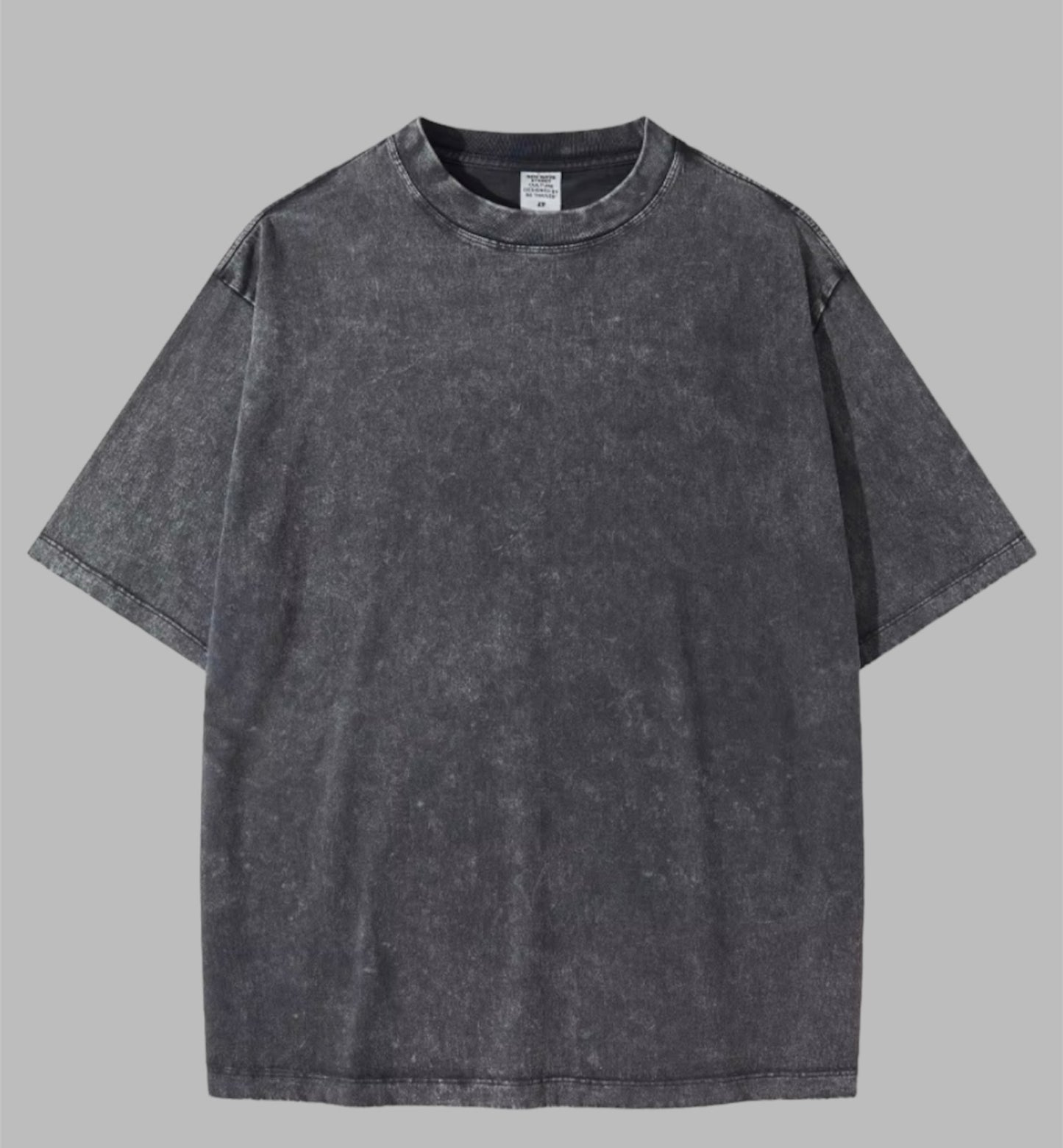 Unisex 100% Cotton Heavy Vintage Washed Drop Shoulder T-shirt 270GSM